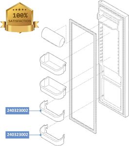 Étagère de porte de réfrigérateur 240323002 compatible avec Frigidaire/<span class=keywords><strong>Electrolux</strong></span>, remplace PS429725, AP2115742, AH429725 et plus encore - Product Image 5