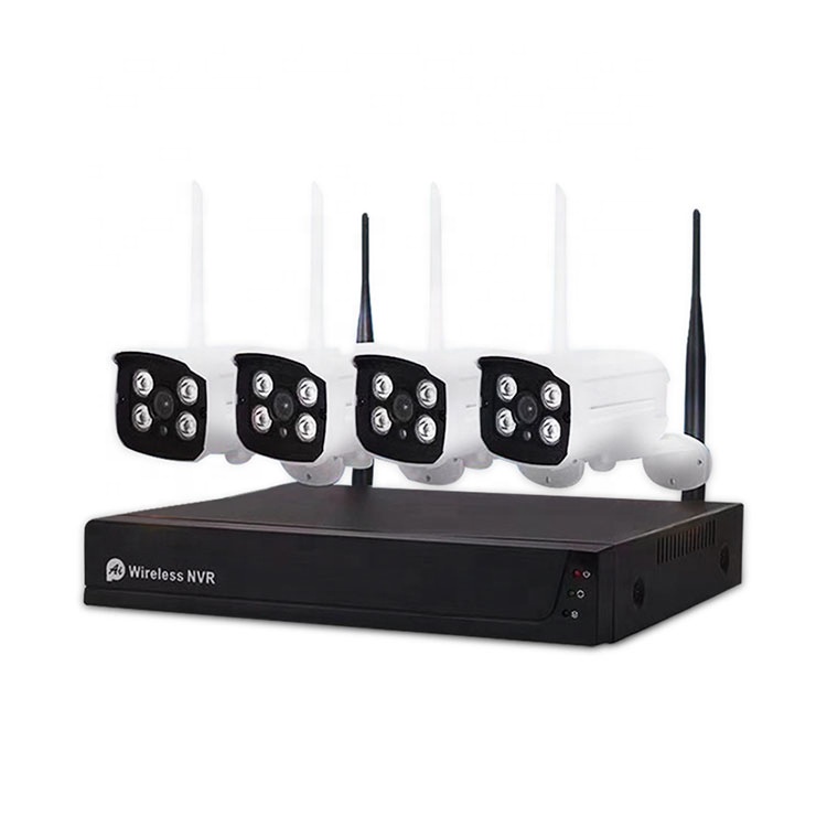 Система видеонаблюдения H265, водонепроницаемая, 1080p, 4 канала, Wi-Fi, nvr