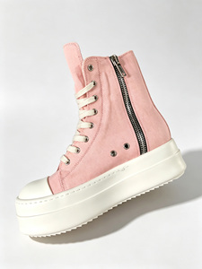 Trendy High Top <b>Canvas</b> <b>Sneakers</b> Chunky Platform Street Fashion Footwear - Product Image 2