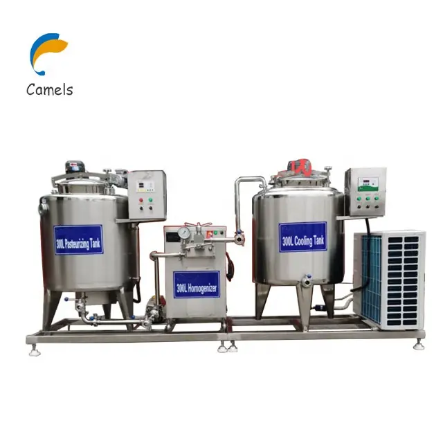 Commercial Cow Milk Cooling Machine Dairy Milk Pasteurizer Cooler Machine