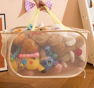 Innovative Soft Plastic Compressible <b>Laundry</b> Basket Sortable Horizontal <b>Mesh</b> Popup <b>Laundry</b> Hamper - Product Image 3