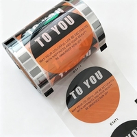 Scelleuse automatique photoélectrique pour gobelets PP avec film de scellage, étanche à l'humidité, transparente, de qualité alimentaire, pour gobelets jetables à café
