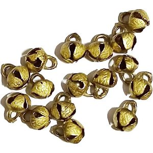 PARIJAT HANDICRAFTS Brass Jingle Bells Indian Sleigh Bells for Home Door Decor Christmas Crafts Chimes for Christmas Decorations - Product Image 4