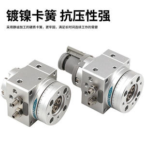 กระบอกสูบหมุน MDSUB1/3/7/20-90S/180S รุ่น MSUB7-180S แบบใบพัด; อุปกรณ์นิวเมติกสำหรับลม ข้อต่อเกลียวพลาสติก - Product Image 4