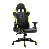 Nouvelle chaise de jeu RGB pour ordinateur, en cuir synthétique, réglable en hauteur, pivotante, pour configuration de jeu à domicile