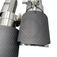 Système d'échappement Catback SD Carbon Tips pour Lexus LC500 5.0L 2018-2026 O Performance T304 avec soupape à vide et silencieux