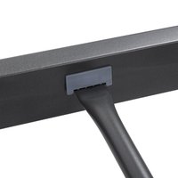 Cadre de lit en métal noir robuste, taille double, personnalisable, facile à assembler, idéal pour les logements locatifs (vente en gros)