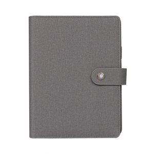 Customizable Colors Eco-Friendly Luxury <b>A5</b> Executive <b>Diary</b> Paper Silk Screen Printed Leather Cover Metal Buckle Promotional - Product Image 4