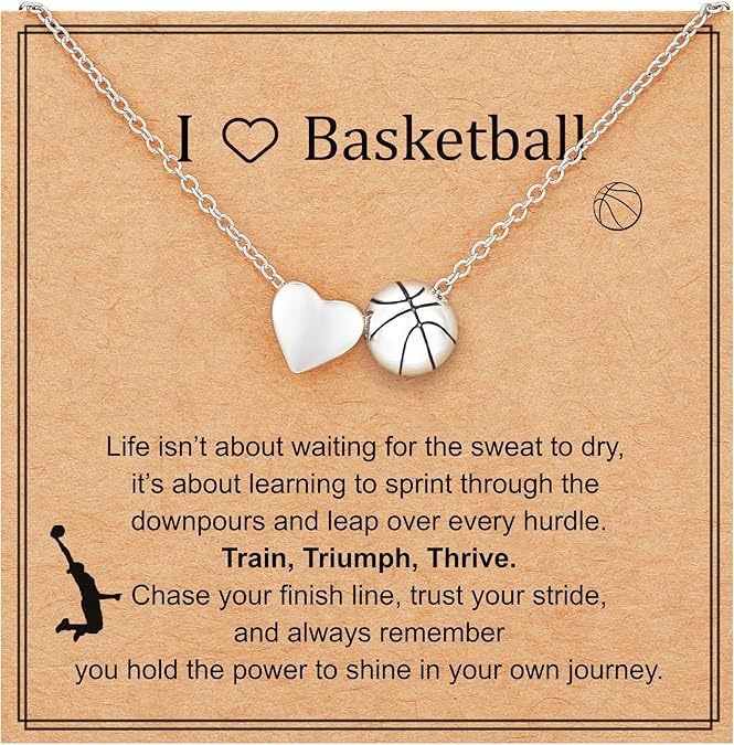 Carte collier basket argent