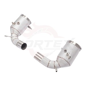 ท่อลงสแตนเลส Vortex สำหรับ Porsche 911 992 3.0T ปี 2019-2021 พร้อมแผ่นกันความร้อน สำหรับการจัดการความร้อนของท่อไอเสีย - Product Image 3