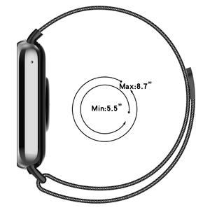 Correa de <span class=keywords><strong>reloj</strong></span> de metal de acero inoxidable de <span class=keywords><strong>malla</strong></span> magnética de lujo correa ajustable para <span class=keywords><strong>Xiaomi</strong></span> 9 8 Pro Redmi Watch <span class=keywords><strong>5</strong></span> 4 Milan Smartwatch - Product Image 4