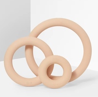 15Lbs Home Gym Grip Poids Yoga Pilates Fitness Musculation Cercle Silicone Logo Personnalisé Anneau De Puissance Haltère Rond