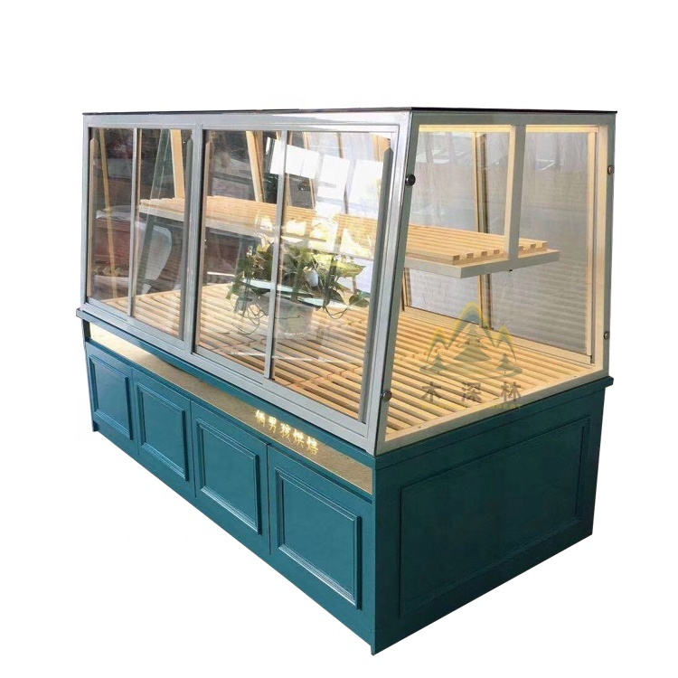 LED Lighting Bread Display Cabinet with