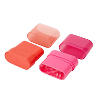 Tube vide personnalisable en plastique plat carré de 10g pour crème solaire, sérum, crème contour des yeux, crème visage, masque, blush, pâte ou boue
