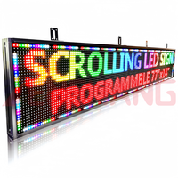 Panneau d'affichage LED lumineux personnalisé, programmable, couleur intégrale, Wifi, RGB, P5 P6 P7 P8 P10, pour publicité intérieure et extérieure