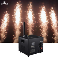 Machine à étincelles froides SP Metal Sparkling Cold Spark Flame Jet Spray pour feux d'artifice de scène, portée 10-15M, avec contrôle DMX pour événements