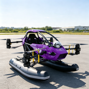 เครื่องบิน VTOL สีม่วงรุ่นใหม่ ใช้พลังงานแบตเตอรี่  ทำจากคาร์บอนไฟเบอร์  ควบคุมด้วยรีโมทคอนโทรล น้ำหนักเบา ปีกแบบหมุนขึ้นลงได้ - Product Image 5