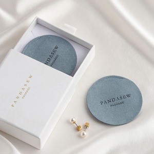 PandaSew Suede Microfiber Jewelry Packaging Bags Gift Pouch for Rings Earrings Necklace with Custom Logo - Product Image 5