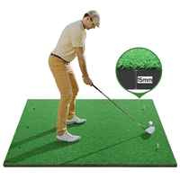 Tapis de golf d'entraînement de haute qualité pour le putting et le putting sur gazon, en nylon durable avec support en EVA