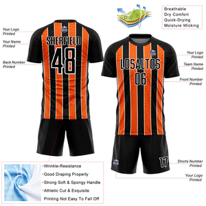 Personnalisation du Nom et du Numéro du Joueur pour une Identification Facile, Look Professionnel, Maillot de Football Court 100% Polyester à Séchage Rapide - Product Image 3