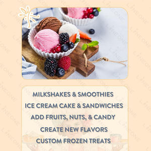 Contrassegno privato prezzo di fabbrica morbido gelato in polvere sapore originale con <span class=keywords><strong>la</strong></span> fermata del tè nella confezione del sacchetto - Product Image 6