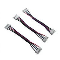 Shanwei Custom JST ZH PH EH XH Wire Harness 1.0-2.54mm Pitch 2-6 Pin AWG26 LVDS Kabel Perakitan untuk PCB Komputer Otomotif 30V