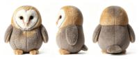 Schneegans und Eulen-Plüschtier, Maßgefertigte Zoo-Tier-Eulen-Plüschpuppe, Souvenir-Geschenk im Großhandel