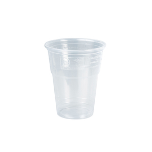 Vaso transparente de plástico polipropileno, 200/250 mL, 50 unidades/paquete - Product Image 1