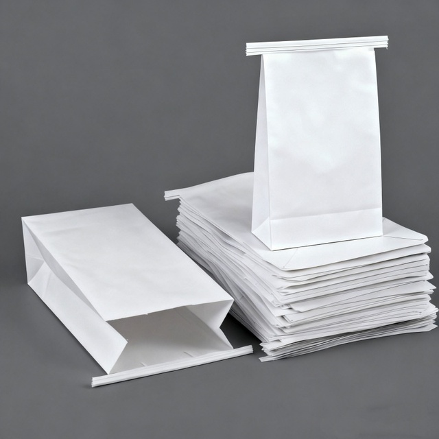 Customized Printed White Kraft Paper Recycled Craft Airplane Vomiting Sickness Vomit Bags
