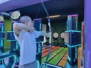 เกมยิงธนูแบบโต้ตอบสำหรับสนามเด็กเล่นในร่มเกมกีฬาสีดิจิตอลจำลองเกมยิงธนูแบบโต้ตอบ - Product Image 4