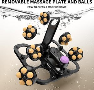 Machine de massage des pieds chauffante électrique avec acupression, baignoire pliable pour les pieds, spa à rouleaux pour usage domestique et professionnel - Product Image 6