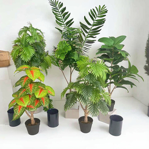 Plantes <span class=keywords><strong>d</strong></span>'<span class=keywords><strong>intérieur</strong></span> artificielles en plastique Scindapsus Aureus au design moderne avec pot pour utilisation au sol - Product Image 3