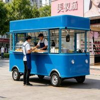 Camion de restauration mobile entièrement équipé pour la vente de bonbons et de grillades en extérieur, idéal pour les événements festifs et le service de restauration.