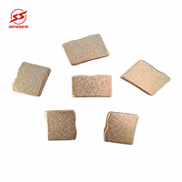 SS-S101 Pièces d'outillage professionnelles directes d'usine, segments diamantés en forme de M 24*19/20*8.2/9mm pour lame de scie à granit à coupe rapide
