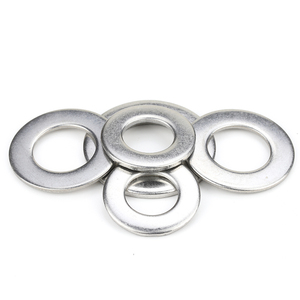 Lot de 10 joints d'espacement plats en acier au carbone zingué blanc, M1.6-M33 GB97, métriques - Product Image 2
