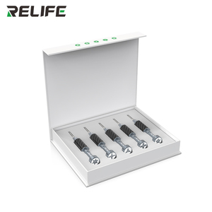 Jeu de tournevis magnétiques en acier RELIFE RL-729A S2 avec poignée en fibre de carbone et embouts antidérapants pour la <span class=keywords><strong>réparation</strong></span> de téléphones iPhone, Huawei, <span class=keywords><strong>Samsung</strong></span> - Product Image 5