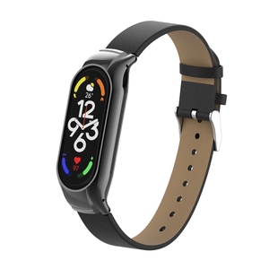 Cinturino ODM HOLDMI Nuovo Smart <span class=keywords><strong>Mi</strong></span> <span class=keywords><strong>Band</strong></span> 7 Serie 70114 in Pelle PU Nera per <span class=keywords><strong>Xiaomi</strong></span> <span class=keywords><strong>Band</strong></span> 7 - Product Image 2