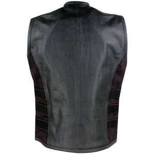 Chaleco de Cuero Reversible Casual para Hombre de Alta Calidad, Diseño Personalizable, Cuero de Grano Completo - Product Image 2