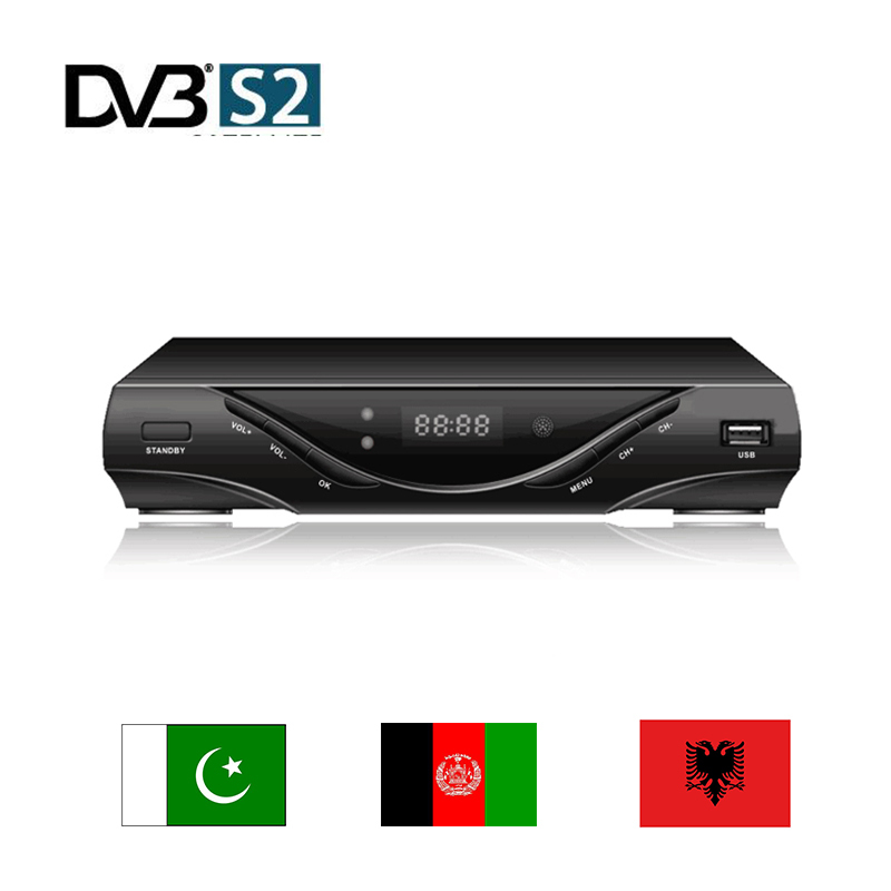Best-seller Sunplus chipset dvb-s2 hd récepteur satellite pour le pakistan avec powervu wifi cccam