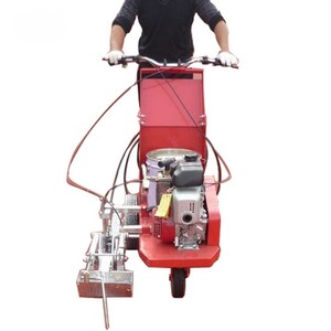 Máquina Termoplástica para Demarcación Vial de Cruces Peatonales, Pintura de Carreteras y Campos, Sistema Totalmente Hidráulico, Motor de 9.5Hp - Product Image 4