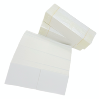 Étiquette en papier thermique pour balance électronique, résistante à l'eau et aux solvants, découpée à la forme, -50°C à 90°C, adhésif acrylique FDA, code-barres