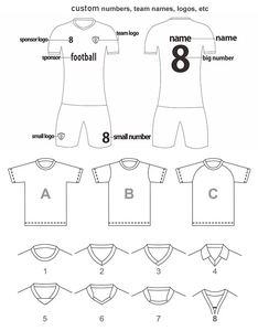 زي كرة قدم تايلاندي عالي الجودة 2026/2027 - قميص فريق الرجال - ملابس كرة القدم - قميص التدريب - Product Image 5
