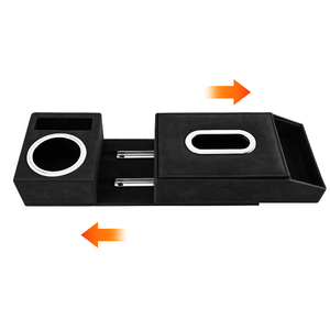 Boîte de rangement pour accoudoir de voiture avec porte-gobelet couvercle de boîte de console d'accoudoir universel - Product Image 6