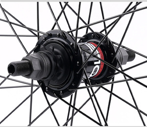 WS017 20インチ アルミ合金ホイールセット 120ノッチ ハブ 右/左ドライブ BMX用 軽量ホイール - Product Image 5