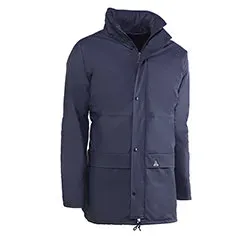Parka - CHPL309 S Choiva - Colore: Blu Navy # Chiusura frontale con zip e bottoni a pressione. # Caratteristiche - Product Image 2