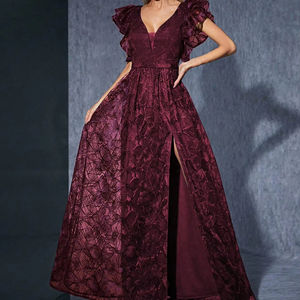 <span class=keywords><strong>Abiti</strong></span> <span class=keywords><strong>da</strong></span> notte di alta qualità per le donne eleganti <span class=keywords><strong>abbigliamento</strong></span> donna nuova <span class=keywords><strong>abbigliamento</strong></span> all'ingrosso claret <span class=keywords><strong>cerimonia</strong></span> abito - Product Image 1
