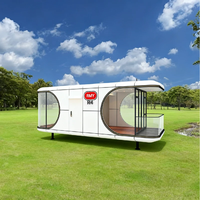RMY R4 Maison Capsule Spatiale Solaire Intelligente Haut de Gamme, Logement Mobile, Espace de Vie Intégré Premium pour Projets de Parcs et de Campings Extérieurs