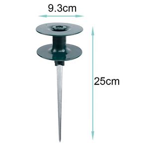 Guide de tuyau bon marché, <span class=keywords><strong>rouleau</strong></span> lisse de jardin, Guide de tuyau métallique avec pointe en alliage de Zinc robuste pour la Protection de la pelouse - Product Image 2