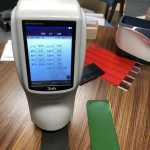 NS 800 3nh spectromètre de couleur de BYK 6801 vérifier valeur delta E et jaunissement et blancheur - Product Image 6