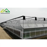 Polyfolie PE Multi-Span Gezaagd Kaszonweringssysteem voor grootschalige commerciële teelt van groenten en bessen, eenvoudig in gebruik